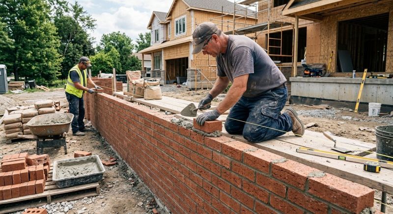 Brick Wall Installation in Stamford, CT