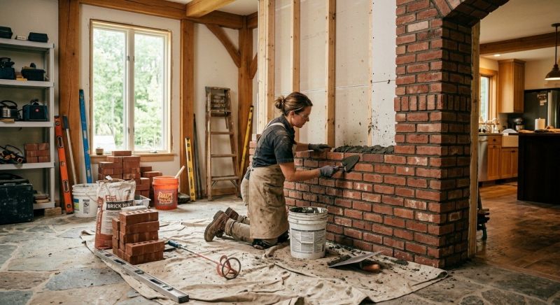 Brick Masonry Installation in Medina, OH