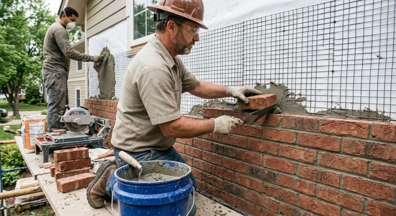Brick Veneer Siding Installation in Napa, CA