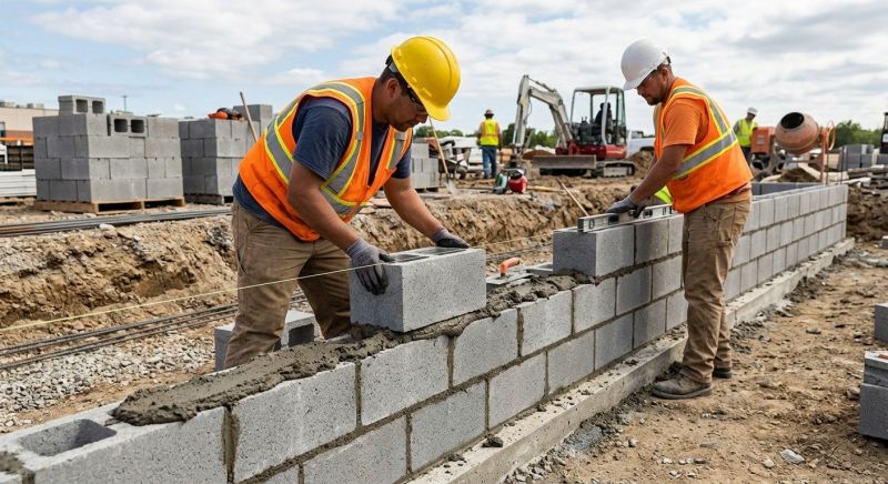 Concrete Blocks Installation in West Hartford, CT