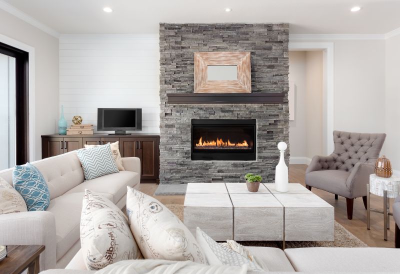 Gas Fireplace in Living Room
