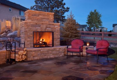 Outdoor Gas Fireplace